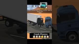 Crash physics Compar In Popular Truck Simulator Games #truckersofeurope3 #truckgames #androidgames