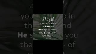 #delight #yourself in the #lord #desire #christian #church #bible #verse #viral #trending #shorts