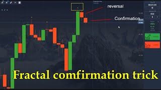 Pocket Option Strategy | Fractal coinfirmation trick to win | Binary Option for Beginners