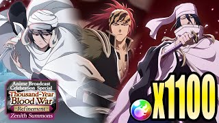 Bleach Brave Souls: Thousand Year Blood War: Zenith Summons - Refinement - 1100 Orbs