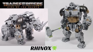 Lego Transformers Rise of the Beasts (ROTB): Rhinox