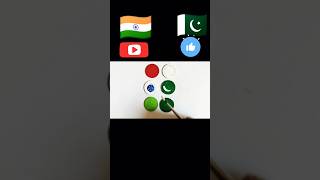 Most powerful country flag 🇮🇳 vs🇵🇰 coin painting ideas#art#indianarmy #independenceday#shorts#viral