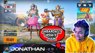 JONATHAN REACTION AND PLAYING PUBG MOBILE 3RD ANNIVERSARY UPDATE | JONATHAN GAMING