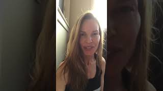 Hilary Swank in Instagram live