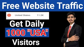 How to Get Traffic from USA | Get Traffic from USA | How to increase website traffic