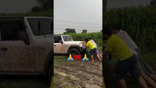 Thar🥶 🆚 BMW 😈Insane Off-roading 🔥😎#shorts #trending