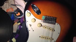 How to fix stripped out pick guard screw holes on your ax