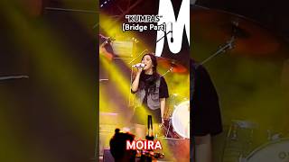 Moira performs "KUMPAS" (Bridge Part) #live #concert #moira #moiradelatorre #kumpas #shorts #short