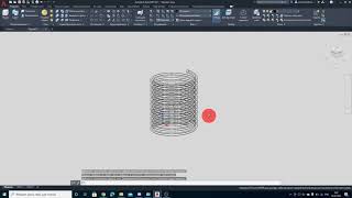 AutoCad 2021 Урок №3 - Создание 3D модели пружины. #AutoCad