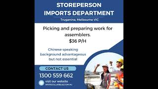 Storeperson | Imports