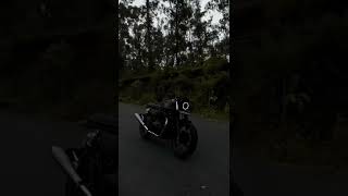 modified Royal Enfield Continental GT 650 black