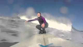 Savannah Shaughnessy First Wave of the Season Mavericks 2014