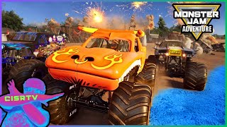 Monster Jam ADVENTURE | EL TORO LOCO Works With ALIEN INVASION & DRAGON Against GRAVE DIGGER | Ep #8