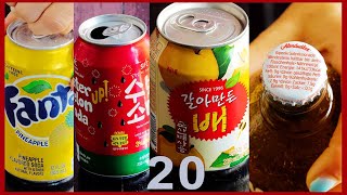 20 Popular Beverages | Opening - 4K