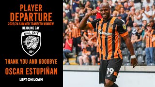 ÓSCAR ESTUPIÑÁN LEAVES HULL CITY ON LOAN