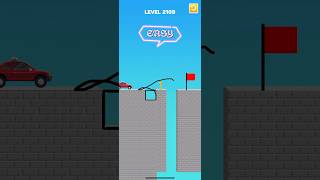 Draw bridge puzzle game level 2109 #drawing #game #Shorts