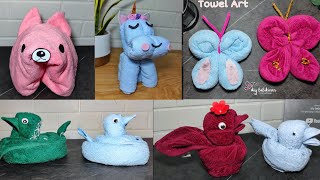 5 Folding Towel Art   Towel Folding Animals