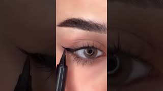 ايلاينر سهل وسريع #makeup #shortvideo