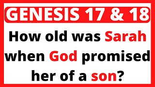 Bible Quiz 20 Questions On Genesis Chapter 17 and 18