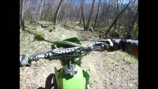 Wilderness Trail Hillclimb KDX 220 Middlesboro, KY