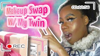 Makeup Swap W/ @AMaReeBeauty | Trying Out My Sister's Makeup | MakeupShae