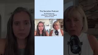 Influencer Talent Agent Johanna Voss tells all on The Socialize Podcast. Link in pinned comment.