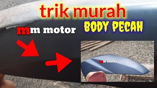 lihat vidio ini boy pecah ok lagi,,cara perbaiki body motor pecah||#pecah#bodypart#repaint