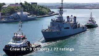 Her Final Voyage - L.E Eithne departs Cork Harbour for the Final Time