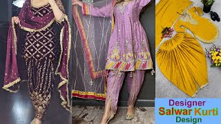 partywear punjabi salwar kurti 2024 | dhoti style dress | dhoti salwar suit | dhoti salwar frock