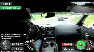 9.1.2019 AutoInterests HPDE Track Day Pittrace Brian Robertson Z06 c6 vette Session 2 Advanced