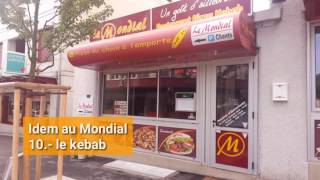 Le prix des kebabs à Monthey