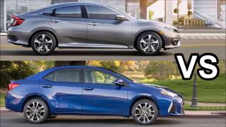 СРАВНЕНИЕ Toyota Corolla 2017 VS Honda Civic 2017