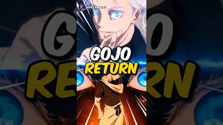 Gojo is Back? | #jujutsukaisen #gojo #sukuna #yuji #jjk #manga #shorts