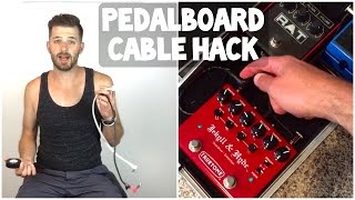 Pedalboard Patch Cable Hack