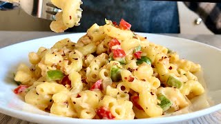 White Sauce Vegetable Macaroni Pasta | How to Make Simple Macaroni Recipe | Pasta Recipes