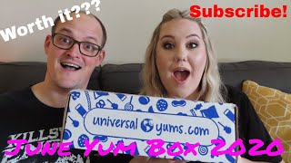 Universal Yums unboxing and taste test | The Philippines! June 2020