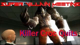 Super Villain Meeting -Episode 2 Killer Croc Quits (It's A Random Life)