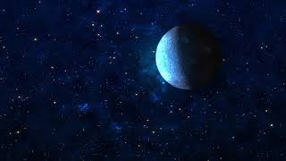 Moon Midnight Stars Shining Sky Video Background