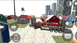 Indian bikes driving 3D - Truck Trailer/kontainer mengirim mobil sport Rolls-Royce ke pemiliknya