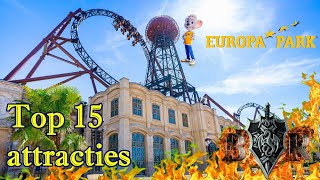 Top 15 attracties Europa Park 2024