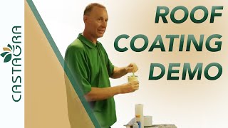 Ecodur Roof Coating Demo - Castagra CEO (Peter Roosen)