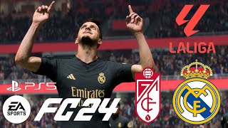 ［FC24］Jugando Liga Española Granada vs Real Madrid Gameplay sin comentarios