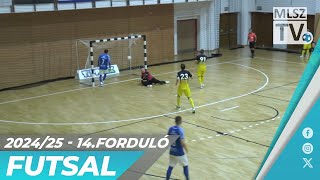 Rubeola FC – Vehir.hu Futsal Veszprém | 0-13 | Férfi Futsal NB I |14. forduló | MLSZTV