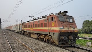 [ERFC] Stunning Itarsi WAP4 Charges Akal Takht Express Glides Past Balarambati at Flat 110 Kmph..