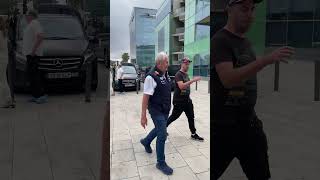 HELMUT MARKO arriving at Barcelona Hotel