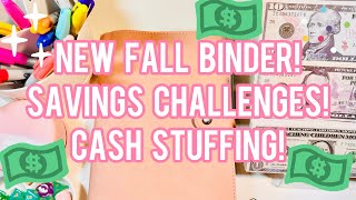 Budget/Savings Video: NEW Fall Binder! Savings Challenges! Cash Stuffing!