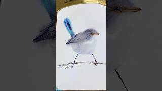 Watercolor 100-birds Challenge No.1#easywatercolors #watercolortutorial #watercolor