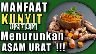 MANFAAT KUNYIT UNTUK MENURUNKAN ASAM URAT❗❗