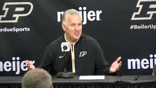 Coach Painter Following Purdue's Win over Grand Valley State (Oct. 30, 2024)