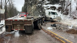 2023 Biggest Truck Crash Compilation Cought on Camera, The most expensive crashes and Road Rage